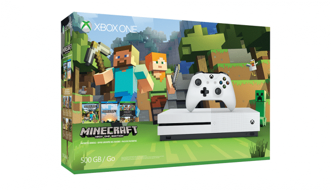 XboxOneS 500GBConsole Minecraft Favorites Bundle