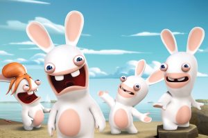 Raving Rabbids Invasion Nickelodeon Ubisoft Nicktoons Nicktoon Animation Characters Cast Group Press Nick