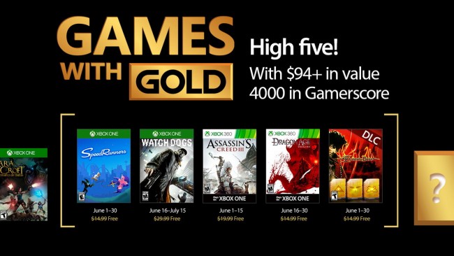 Games With Gold June 2017