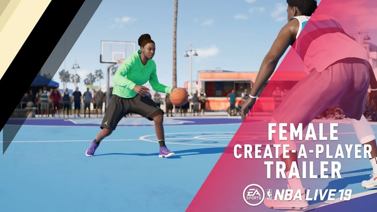Female Create-A-Player για το NBA LIVE 19