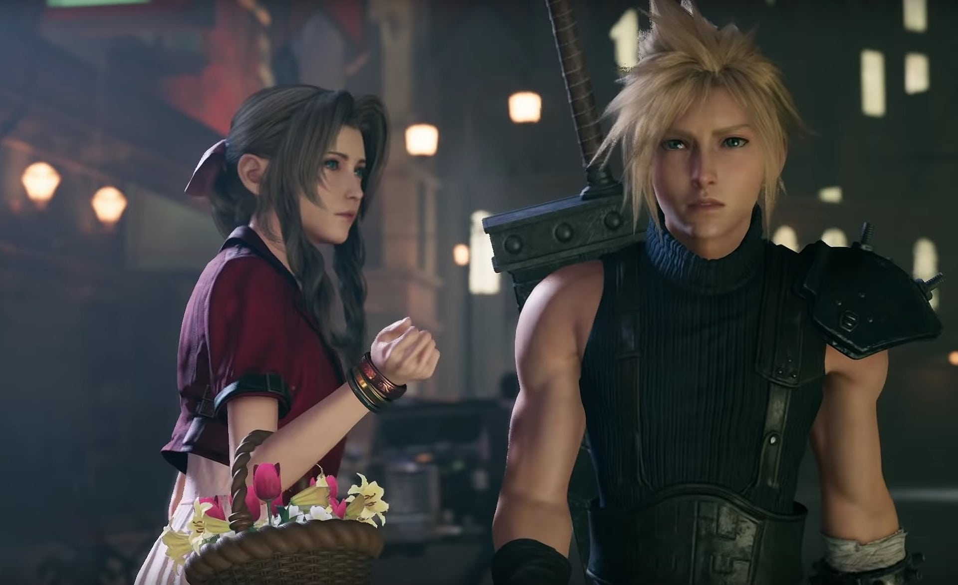 ffvii remake cloud aerith
