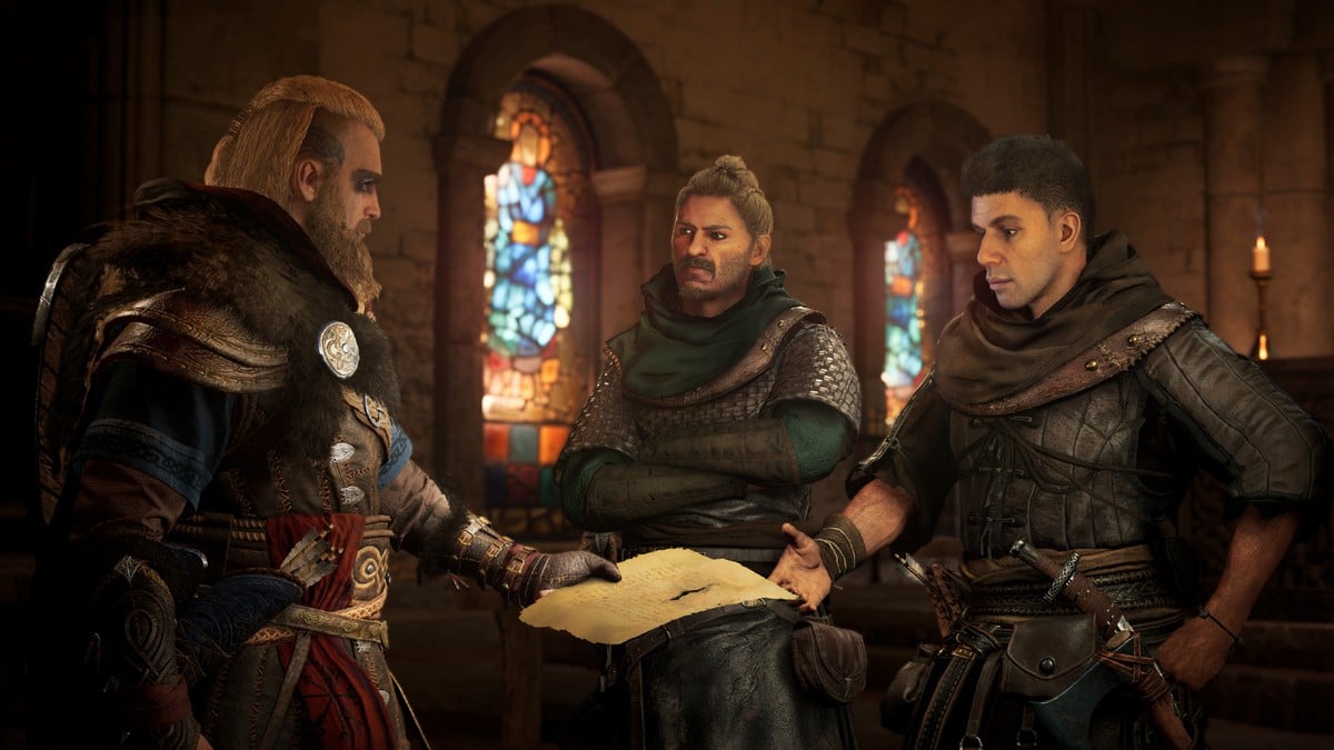 Assassins Creed Valhalla Announce Cutscene Male Eivor 200430 5pm CET Paris Time